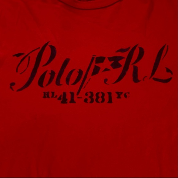 🏇 [2/$25] POLO RALPH LAUREN RED SHORT SLEEVE MENS T-SHIRT SIZE SMALL 🏇 - Picture 2 of 4